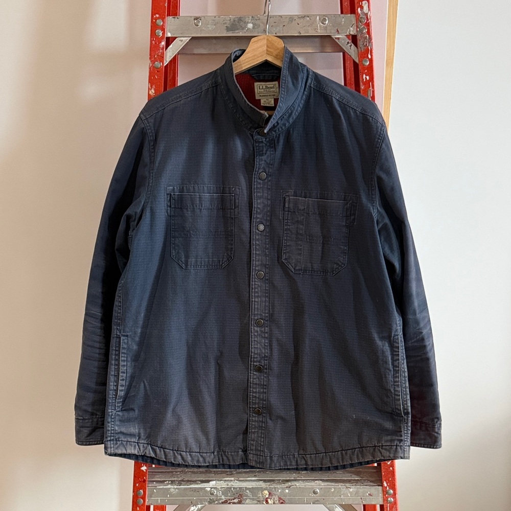L.L. Bean Vintage Ripstop Iron series shacket.